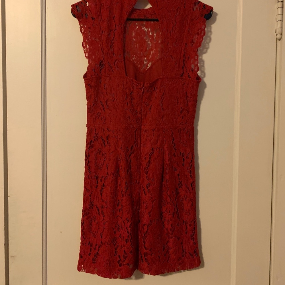 Red dress
